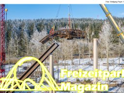 Aufbau des Themenbereichs „Sonnenbucht“ in FANTASIA (Januar 2025)